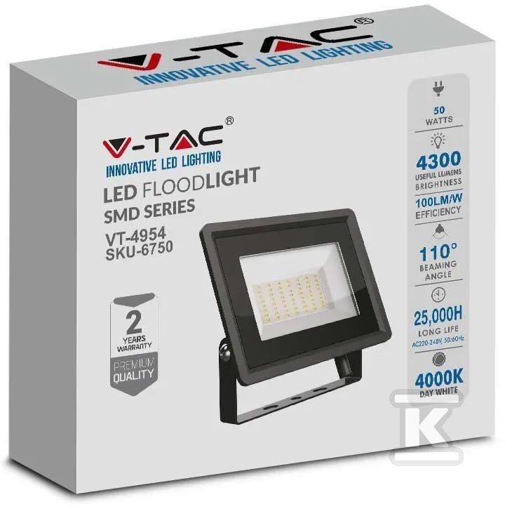 Projektor LED V-TAC 50W SMD F-CLASS - 6750